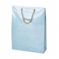 >【直送品】 ササガワ 手提げ紙袋 リバージュロング　ブルー 50－6632 1枚（ご注文単位5枚）