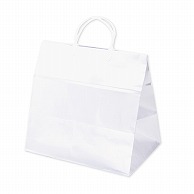 >【直送品】 ササガワ 紙袋　パールバッグ 白　350×250×350　10枚 35－5720　10枚 1包（ご注文単位1包）