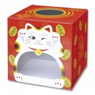 【直送品】 ササガワ 抽選箱 1個袋入 37－7909　抽選箱　招き猫（窓付） 1個（ご注文単位1個）