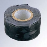 【直送品】 シリコン　ゴムテープ　3m巻　黒   1個（ご注文単位1個）
