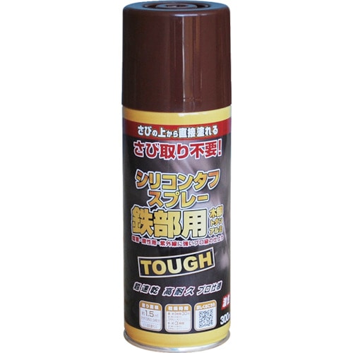 >トラスコ中山 ニッぺ 油性シリコンタフスプレー 300ml チョコレート 228T006－300 859-8354  (ご注文単位1本) 【直送品】