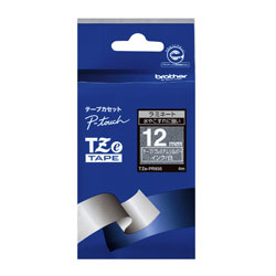 ブラザー 【ブラザー純正】ピータッチ ラミネートテープ TZe-PR935 幅12mm (白文字/プレミアムシルバー) TZe TAPE プレミアムシルバー TZe-PR935 ［白文字 /12mm幅］ TZEPR935 1個（ご注文単位1個）【直送品】