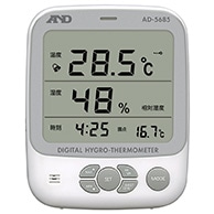 エー・アンド・デイ 環境温湿度計  AD5685 1台（ご注文単位10台）【直送品】