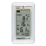 エー・アンド・デイ くらし環境温湿度計（みはりん坊W）  AD5687 1台（ご注文単位10台）【直送品】
