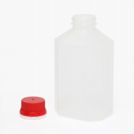 【直送品】 ハニー PPボトル容器　FSI耐熱キャップ丸穴赤白付き 360ml　打栓式 PP360 322個/箱（ご注文単位1箱）
