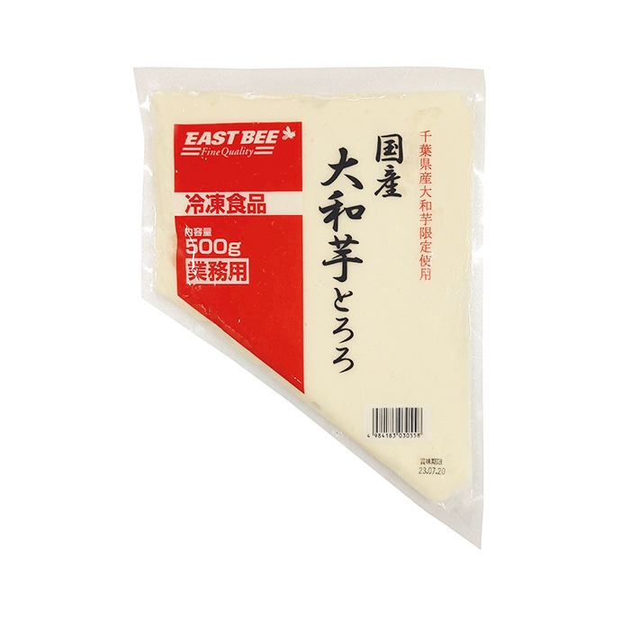 >トーホー EAST　BEE　国産　大和芋とろろ 500g 冷凍 1パック※軽（ご注文単位1パック）※注文上限数12まで【直送品】