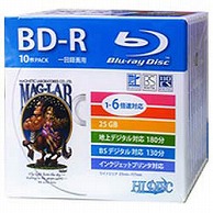 ＨＩＤＩＳＣ 録画用BD-R HIDISC ホワイト HDBD-R6X10SC ［10枚 /25GB /インクジェットプリンター対応］ HDBDR6X10SC 1個（ご注文単位1個）【直送品】