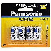 >パナソニック カメラ用リチウム電池   CR-2W/4P ［4本］ CR2W4P 1個（ご注文単位1個）【直送品】