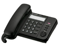 パナソニック 電話機 VE-F04 ブラック VEF04K 1個（ご注文単位1個）【直送品】