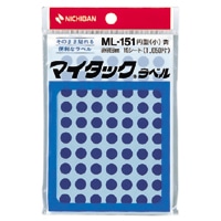 ML-151-4 ｱｵ マイタックラベル　ＭＬ－１５１　青 1個 (ご注文単位1個)【直送品】