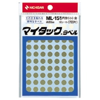 ML-151-9 ｺﾞｰﾙﾄﾞ マイタックラベル　ＭＬ－１５１　金 1個 (ご注文単位1個)【直送品】