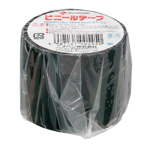 VT-506 ビニールテープ　ＶＴ－５０　黒 1個 (ご注文単位1個)【直送品】