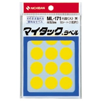 ML-171-2 ｷｲﾛ マイタックラベル　ＭＬ－１７１　黄 1個 (ご注文単位1個)【直送品】