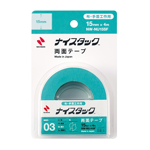>【直送品】NW-NU15SF ナイスタックＲ布に使える強力両面テープ 1個 (ご注文単位1個)