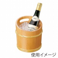 【直送品】 ヤマコー 椹　竹型ワインクーラー  12332 1個（ご注文単位1個）