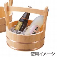 【直送品】 ヤマコー 岡持型冷酒クーラー　銅タガ  12373 1個（ご注文単位1個）