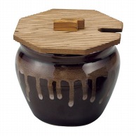 ヤマコー 新　陶器タレ入　焼杉木蓋付　大  16117 1個（ご注文単位1個）【直送品】