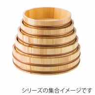 【直送品】 ヤマコー 天然木盛込桶　クリアー　目皿なし　尺3  30010 1個（ご注文単位1個）