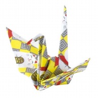 【直送品】 ヤマコー 折紙飾り　折鶴　小　色紙　50個入　各柄混合  65154 1パック（ご注文単位1パック）