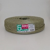 宮島化学工業 PPロープ　スカイ溶着ロープ 6mm×200m　イグサ BS061Z 1巻（ご注文単位5巻）【直送品】