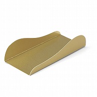 天満紙器 ケーキプレート　長方形 小　ゴールド　CP－131 100枚/束（ご注文単位20束）【直送品】