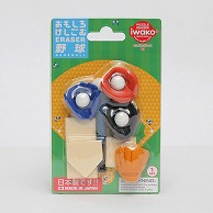 イワコー ブリスターパック消しゴム 野球 ER-BRI016 1個（ご注文単位10個）【直送品】