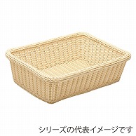 >萬洋 樹脂脱衣かご　ステンレス枠付 大 91012A 1個（ご注文単位1個）【直送品】