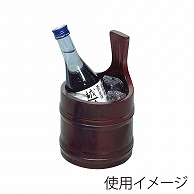 >萬洋 清酒クーラー 茶 17319A 1個（ご注文単位1個）【直送品】