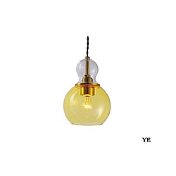 インターフォルム ペンダントライト Tyyne (テューネ) イエロー 小型白熱電球(E17/60W形)×1灯付 LT-4242YE  LT4242YE 1個（ご注文単位1個）【直送品】