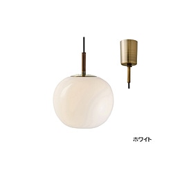 インターフォルム ペンダントライト Juholt (ユーホルト) ホワイト 一般球型LED電球(E26/60W相当/電球色)×1灯付 LT-4246WH  LT4246WH 1個（ご注文単位1個）【直送品】