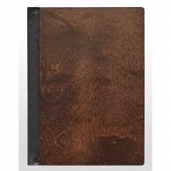 シンビ 木製メニューブック　SHO－101 A4　4ページ  1冊（ご注文単位1冊）【直送品】