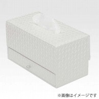 【直送品】 シンビ スマホケース付きティッシュボックス　TM－A レギュラーサイズ ホワイト 1個（ご注文単位1個）