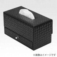 【直送品】 シンビ スマホケース付きティッシュボックス　TM－A レギュラーサイズ ブラック 1個（ご注文単位1個）