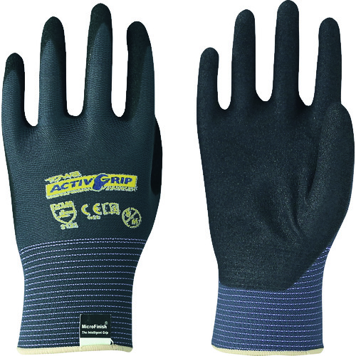 >トラスコ中山 トワロン ニトリル背抜き手袋 ActiveGrip Advance 8/M（ご注文単位10組）【直送品】