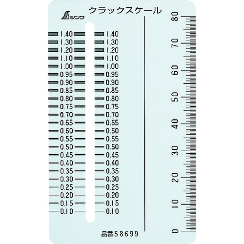 トラスコ中山 シンワ クラックスケ-ルカ-ド型（ご注文単位1枚）【直送品】