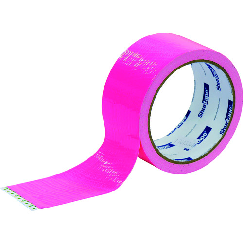 トラスコ中山 アサヒペン パワー カラーテープ 48mm×10ｍ Ｔ105蛍光ピンク（ご注文単位1個）【直送品】