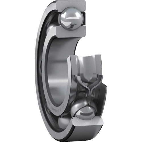 >トラスコ中山 SKF 単列深溝玉軸受 軸受片側鋼板シールド 内径8mmX外径22mmX幅7mm（ご注文単位1個）【直送品】