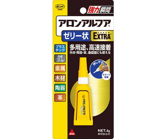 >コニシ アロンアルフアEXTRAゼリー状　4g　05274 1本（ご注文単位1本）【直送品】