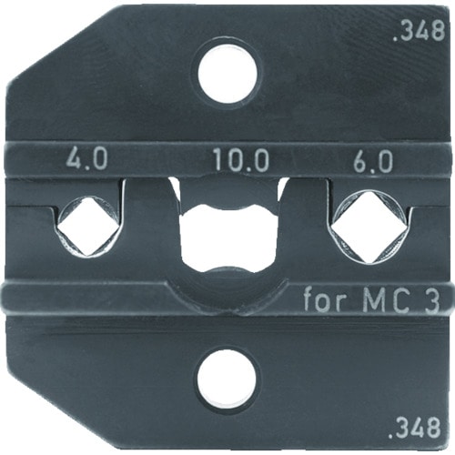 >トラスコ中山 RENNSTEIG 圧着ダイス 624-348 MC3 4.0-6.0（ご注文単位1組）【直送品】