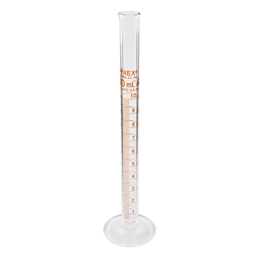 >コーニング・PYREX PYREX(R) JIS メスシリンダー 10mL　3022JIS-10 1ケース（ご注文単位1ケース）【直送品】