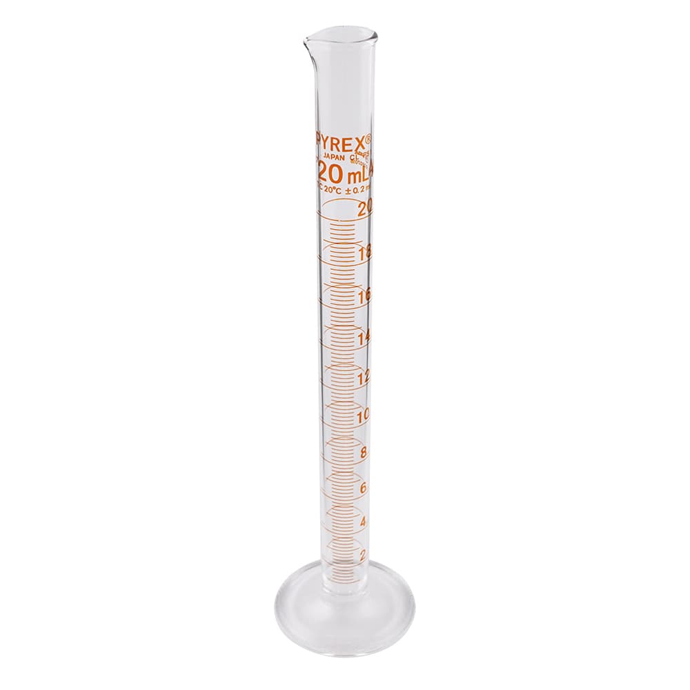 >コーニング・PYREX PYREX(R) JIS メスシリンダー 20mL　3022JIS-20 1ケース（ご注文単位1ケース）【直送品】