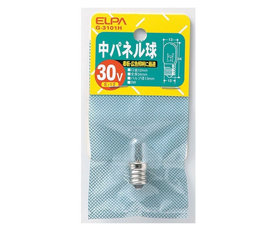 ELPA 中パネル球　G-3101H 1個（ご注文単位1個）【直送品】