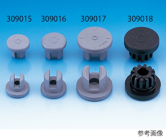 日電理化硝子 ゴム栓（ブチル）　凍結乾燥用・Bタイプ　大　25個入　309018 1袋（ご注文単位1袋）【直送品】