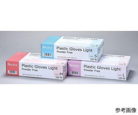 >歯愛メディカル リセラ　プラスチックグローブLight　粉無　L　100枚入　65031 1箱（ご注文単位1箱）【直送品】