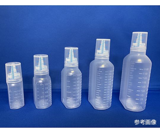 シンリョウ カップ付ボトル無地　100mL　140本入　307034 1箱（ご注文単位1箱）【直送品】