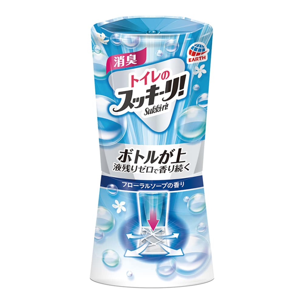 >アース製薬 トイレのスッキーリ！　フローラルソープ　400ML　 1個（ご注文単位1個）【直送品】