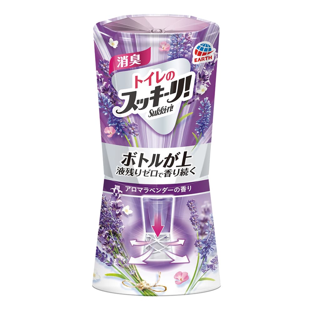 >アース製薬 トイレのスッキーリ！　アロマラベンダー　400ML　 1個（ご注文単位1個）【直送品】