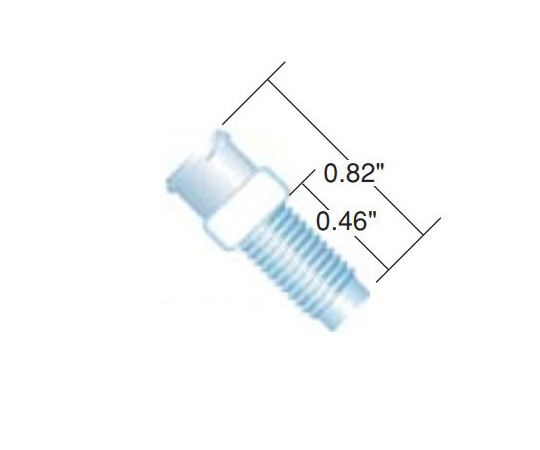 IDEX ルアーアダプター　Female　Luer　to　1/4-28　Male　0.05"(5pk)　P-624 1セット（ご注文単位1セット）【直送品】