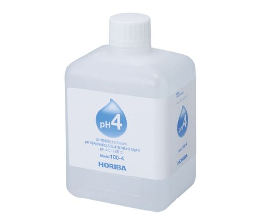 >HORIBA pH4.01　フタル酸塩標準液　500mL　100-4 1本（ご注文単位1本）【直送品】