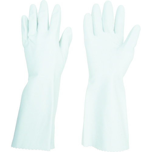 >トラスコ中山 ビニスター 塩化ビニール手袋 ソフトエース ホワイト Ｌ（ご注文単位1組）【直送品】